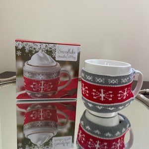 Snowflake Sweater Mug
